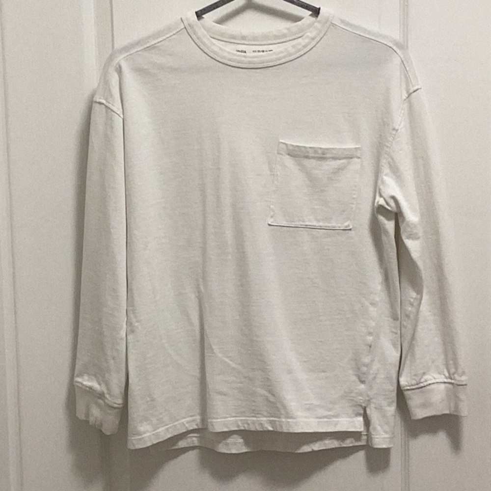 Boys Zara cotton long sleeve tee, size 11-12